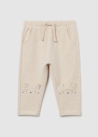 FETE - OVS Kids Pantaloni Sport Beige Melange Fete 9-36 Luni