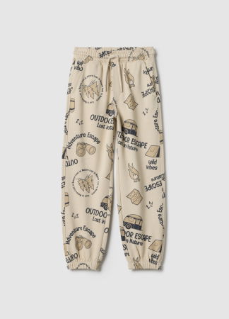 BAIETI - OVS Kids Pantaloni Sport Bej Baieti 3-10 Ani