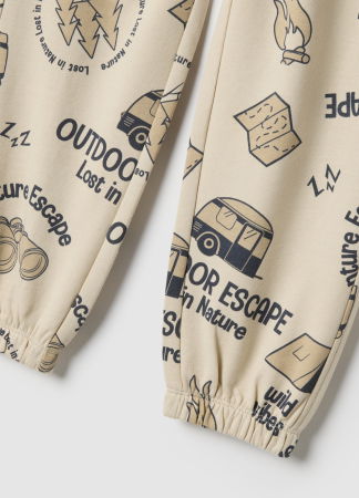 BAIETI - OVS Kids Pantaloni Sport Bej Baieti 3-10 Ani