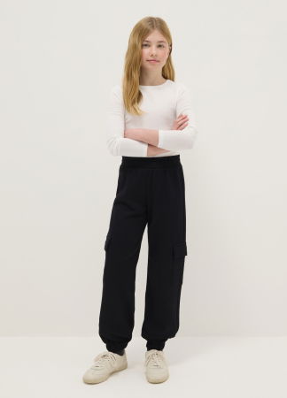 ДЕВОЧКИ - OVS Kids Спортивные Брюки Для Девочек Black Beauty  10-15 Лет