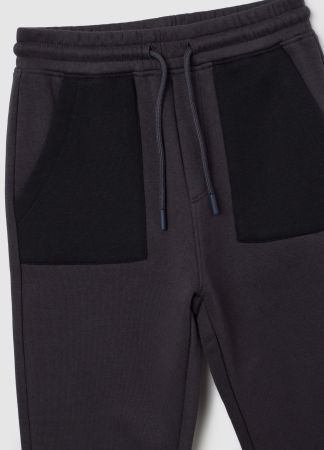 Pantaloni - OVS Kids Pantaloni Sport Cu Fleece Black Sand Baieti 3-10 Ani