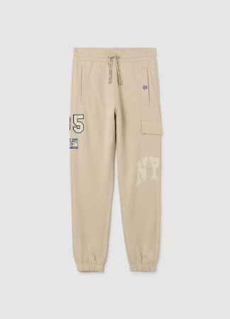 Pantaloni - OVS Kids Pantaloni Sport Bleached Sand Baieti 10-15 Ani