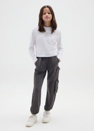 OVS Kids Спортивные Брюки С Флисом Для Девочек Темно-Серые 10-15 Лет [0]