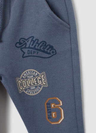 Pantaloni - OVS Kids Pantaloni Sport Cu Fleece Indigo Baieti 9-36 Luni