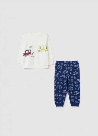 Pijamale - OVS Kids Pijama Blue Depths Baieti 9-36 Luni