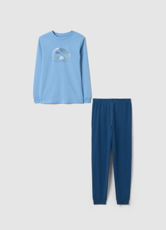 Пижамы - OVS Kids Пижама Для Мальчиков Blue/Lt Blue 10-15 Лет