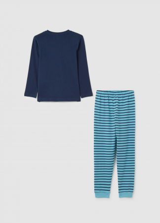 Baieti 3-10 ANI - OVS Kids Pijama Blue/Lt Blue Baieti 3-10 Ani
