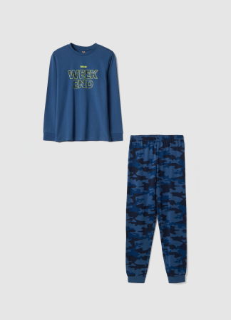 BAIETI - OVS Kids Pijama Ensign Blue Baieti 10-15 Ani
