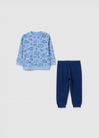 Pijamale - OVS Kids Pijama Forever Blue Baieti 9-36 Luni