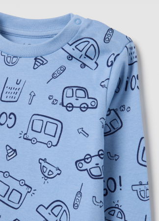 Pijamale - OVS Kids Pijama Forever Blue Baieti 9-36 Luni