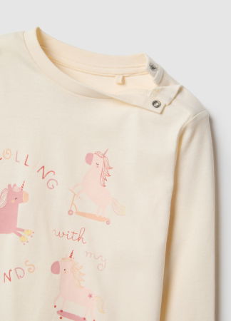 ДЕВОЧКИ - OVS Kids Пижама С Длинным Рукавом Для Девочек Antique White 9-36 Месяцев