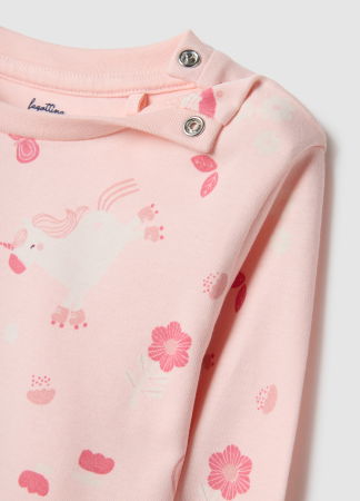 ДЕВОЧКИ - OVS Kids Пижама С Длинным Рукавом Для Девочек Rose Quartz 9-36 Месяцев