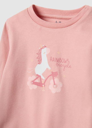 ДЕВОЧКИ - OVS Kids Пижама С Длинным Рукавом Для Девочек Розовая 9-36 Месяцев