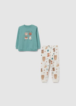 Pijamale - OVS Kids Pijama Oil Blue Baieti 9-36 Luni