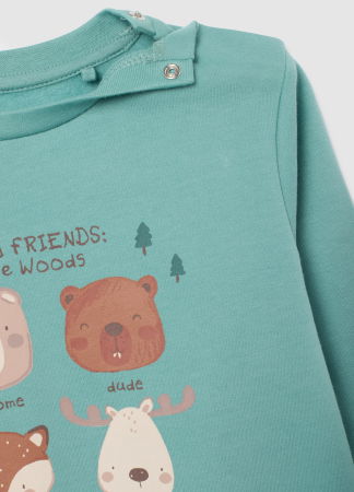 Pijamale - OVS Kids Pijama Oil Blue Baieti 9-36 Luni