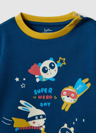 Pijamale - Pijama Poseidon Baieti 9-36 Luni