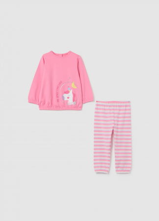 ДЕВОЧКИ - OVS Kids Пижама Для Девочек Розовая 9-36 Месяцев