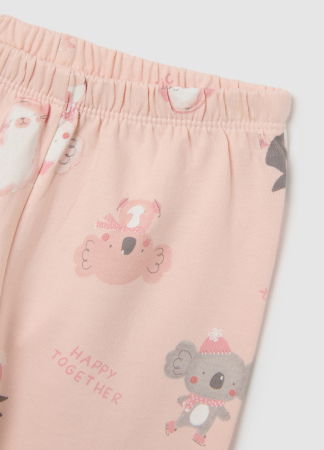 FETE - OVS Kids Pijama Roz Fete 9-36 Luni