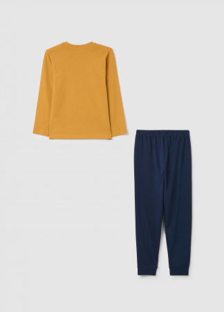 Baieti 3-10 ANI - OVS Kids Pijama Yellow/Blue Baieti 3-10 Ani