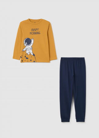 Baieti 3-10 ANI - OVS Kids Pijama Yellow/Blue Baieti 3-10 Ani