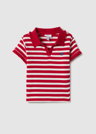 FETE - OVS Kids Polo Rosu Fete 9-36 Luni