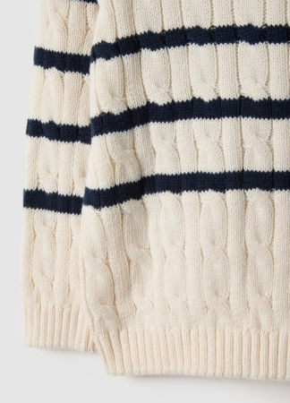 BAIETI - OVS Kids Pulover Alb Baieti 9-36 Luni