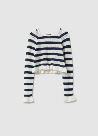 ДЕВОЧКИ - OVS Kids Свитер Для Девочек Blue/Alb 10-15 Лет