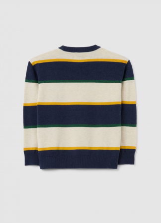 BAIETI - OVS Kids Pulover Blue/White Baieti 3-10 Ani