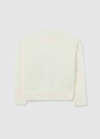 Tricotaje - OVS Kids Pulover Cloud Dancer Fete 3-10 Ani