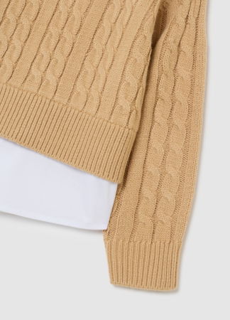 Fetite 3-10 ANI - OVS Kids Pulover Cuban Sand Fete 3-10 Ani