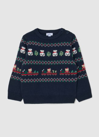 Tricotaje - OVS Kids Pulover Dark Blue Baieti 9-36 Luni