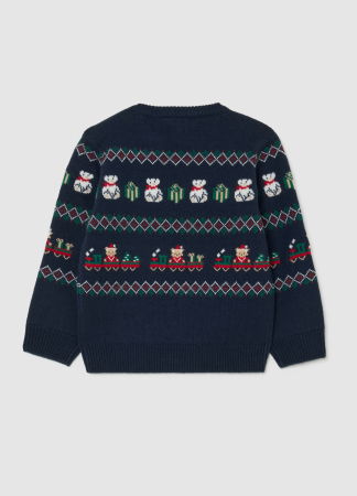 Tricotaje - OVS Kids Pulover Dark Blue Baieti 9-36 Luni