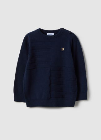 BAIETI - OVS Kids Pulover Dark Blue Baieti 9-36 Luni