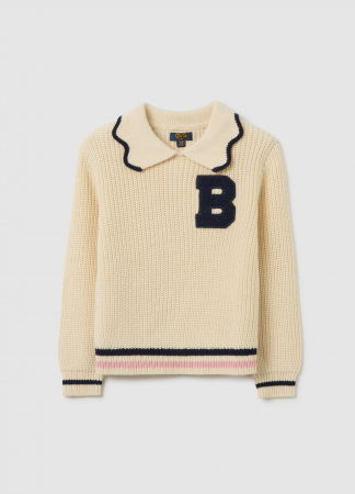 Tricotaje - OVS Kids Pulover Eggnog Fete 3-10 Ani