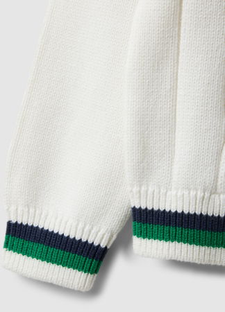 Tricotaje - OVS Kids Pulover Gri/Alb Baieti 3-10 Ani