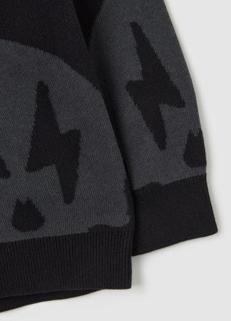 Tricotaje - OVS Kids Pulover Gri/Negru Baieti 3-10 Ani