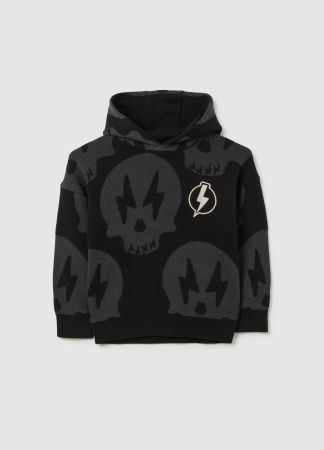 Tricotaje - OVS Kids Pulover Gri/Negru Baieti 3-10 Ani