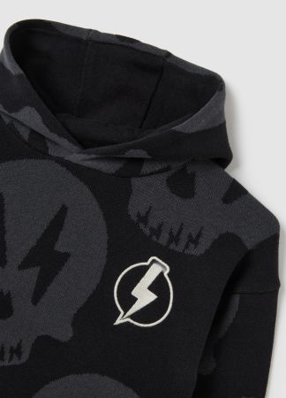 Tricotaje - OVS Kids Pulover Gri/Negru Baieti 3-10 Ani