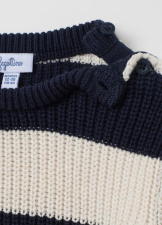 BAIETI - OVS Kids Pulover Stripes Baieti 9-36 Luni