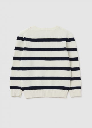 МАЛЬЧИКИ - OVS Kids Свитер Для Мальчиков White-Striped Blue 3-10 Лет