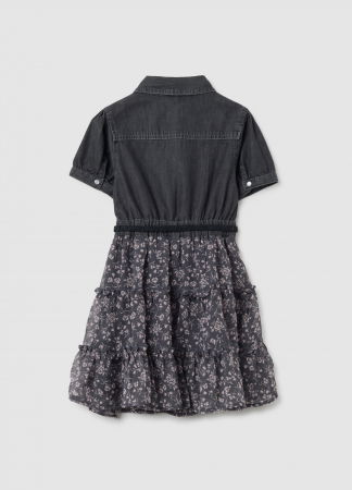 Девочки 3-10 ЛЕТ - OVS Kids Платье Для Девочек Серое 3-10 Лет