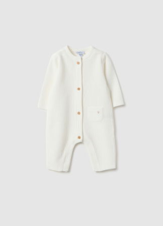 BAIETI - OVS Kids Salopeta Alba Baieti 0-9 Luni