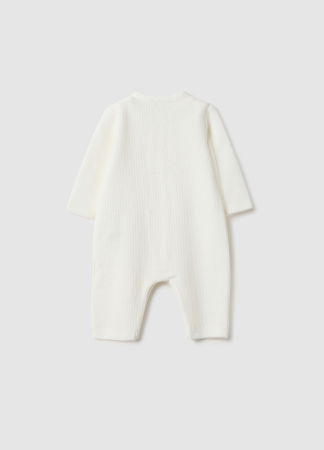 BAIETI - OVS Kids Salopeta Alba Baieti 0-9 Luni