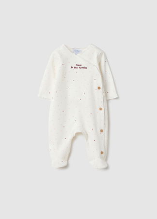 FETE - OVS Kids Salopeta Alba Fete 0-9 Luni