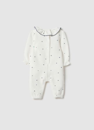 FETE - OVS Kids Salopeta Alba Fete 0-9 Luni