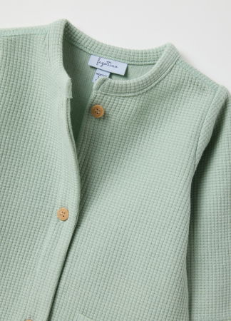 Baieti 0-9 LUNI - OVS Kids Salopeta Aqua Gray Baieti 0-9 Luni