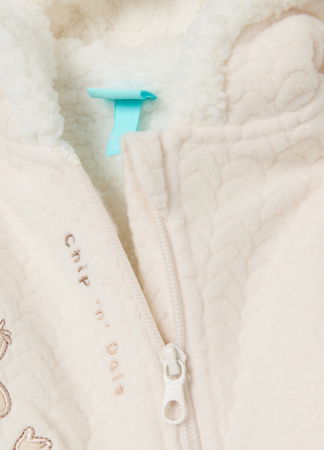 OVS Kids Salopeta Beige Melange Baieti 0-9 Luni [3]