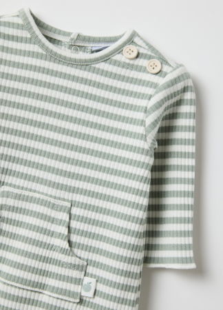 BAIETI - OVS Kids Salopeta Iceberg Green Baieti 0-9 Luni