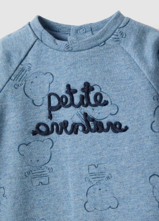 МАЛЬЧИКИ - OVS Kids Комбинезон Для Мальчиков Light Blue Melange 0-9 Месяцев