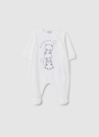 Baieti 0-9 LUNI - OVS Kids Salopeta Lucent White Baieti 0-9 Luni